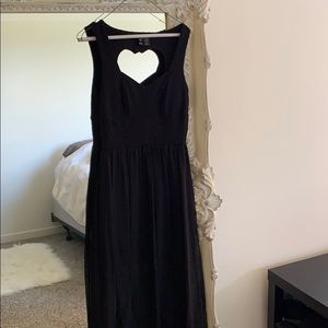 Heart cut out max dress